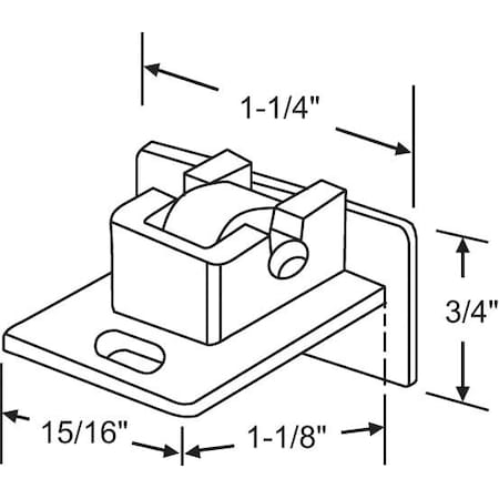 Sliding Window Roller Assembly